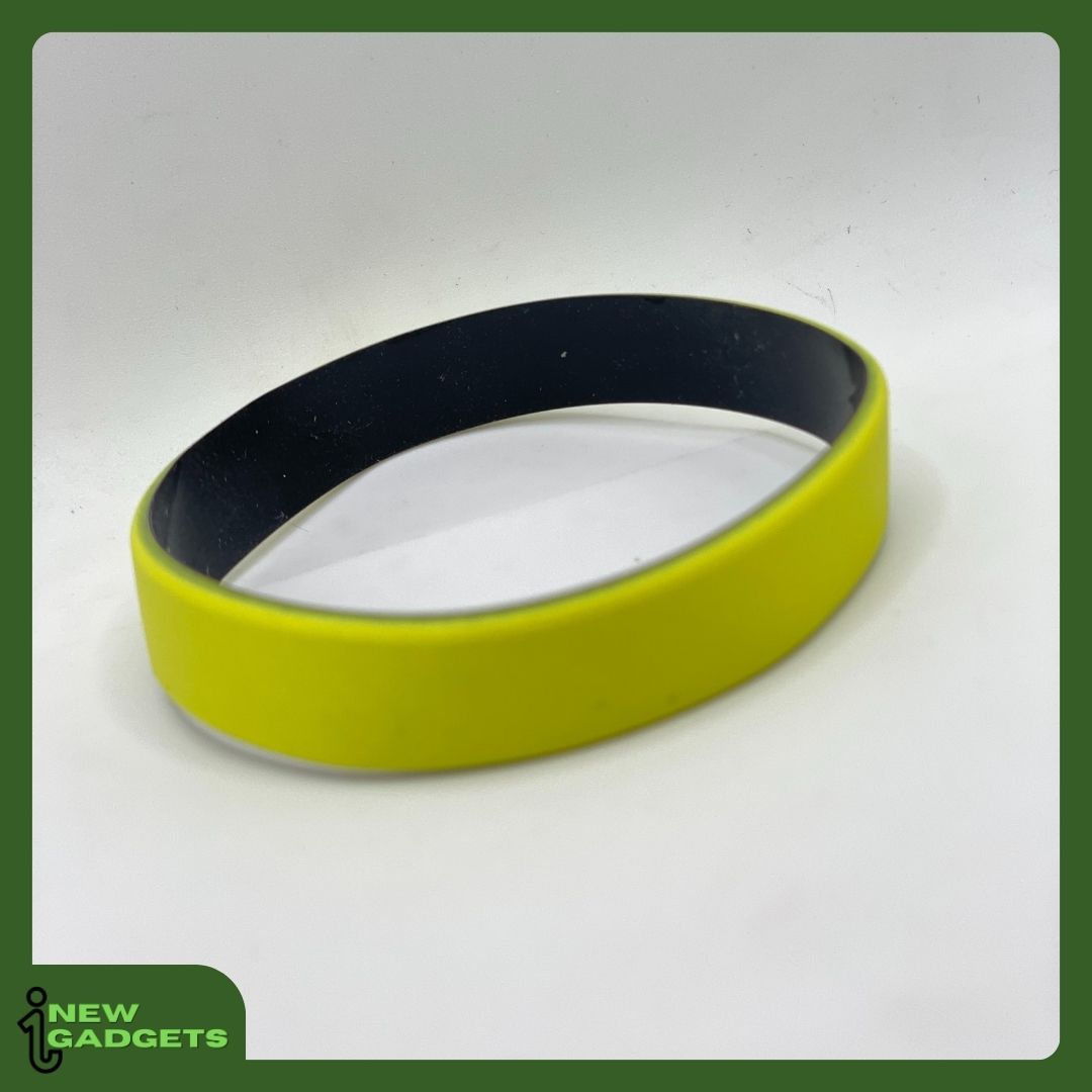 bracelet jaune personnalisé